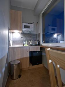 Kuchyňa alebo kuchynka v ubytovaní Apartamenty studio Metropolio Centrum