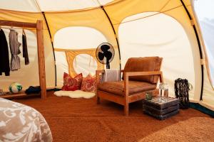 Χώρος καθιστικού στο Stargazer - Glamping Maremma, Toscana