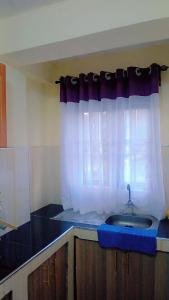 a kitchen with a sink and a window at Nadelle Cozy Homes in Bonyunyu +3 photos