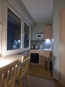 Kuchyňa alebo kuchynka v ubytovaní Apartamenty studio Metropolio Centrum