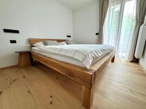 Katil atau katil-katil dalam bilik di Apartment Val di Rabbi