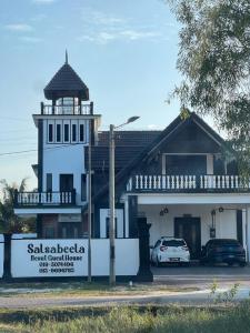 Bygningen som pensionatet ligger i