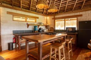 Η κουζίνα ή μικρή κουζίνα στο Villa Elo-pare