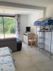 Postel nebo postele na pokoji v ubytování M&M Medori à Mocali