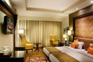 TV a/nebo společenská místnost v ubytování Hotel Grand Naysha Place A Family Hotel IGI Delhi Airport