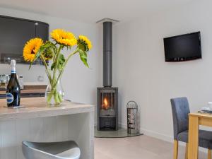 TV a/nebo společenská místnost v ubytování Cedar Cottage + 11 fotografií