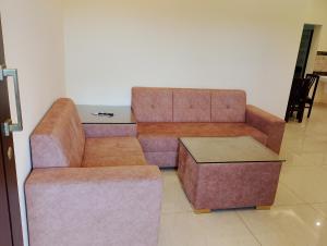 Posezení v ubytování silent view service apartment
