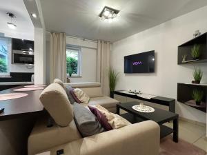 TV a/nebo společenská místnost v ubytování Home3city Violet