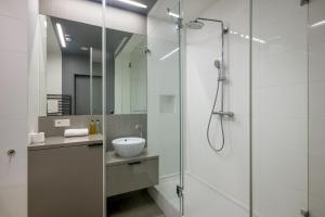 Kúpeľňa v ubytovaní RentPlanet - Apartament Sky Tower