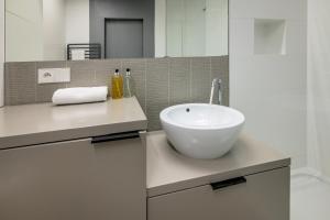 Kúpeľňa v ubytovaní RentPlanet - Apartament Sky Tower