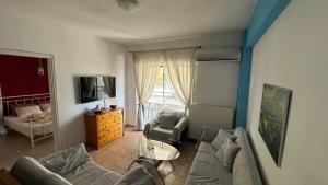 TV a/nebo společenská místnost v ubytování Gouris Appartements