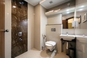 Koupelna v ubytování RION - A Boutique Hotel