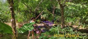 Zahrada ubytování Oleena Home Stay