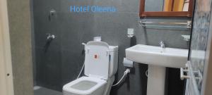 Koupelna v ubytování Oleena Home Stay
