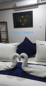 Postel nebo postele na pokoji v ubytování Oleena Home Stay