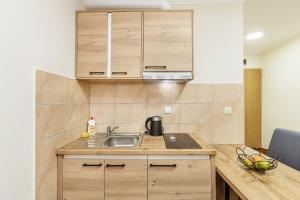 Apartmani Jakšić的厨房或小厨房
