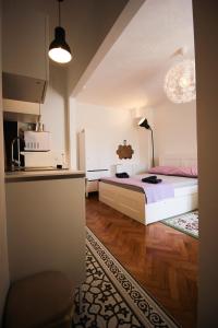 Krevet ili kreveti u jedinici u okviru objekta Luxury living Apartments