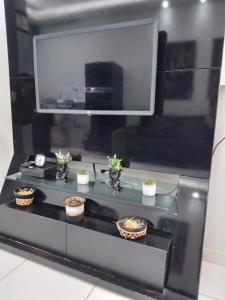 TV/trung tâm giải trí tại Apto próx de tudo com lazer e conforto COP30