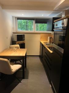 Η κουζίνα ή μικρή κουζίνα στο Auszeit direkt am Toelleturm -Barmer Anlagen