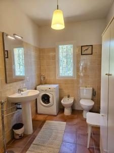 Koupelna v ubytování Belle villa vue mer Pietracorbara Cap Corse