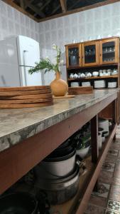 Kuchyň nebo kuchyňský kout v ubytování Villa Toca da Toca Lumiar