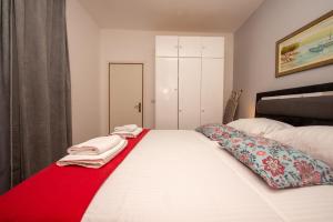 Postel nebo postele na pokoji v ubytování Split Ann Apartments