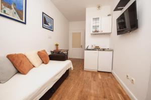 Kuchyň nebo kuchyňský kout v ubytování Split Ann Apartments