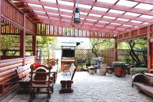 Khu vực lounge/bar tại Guest House Teremok