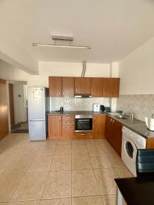 Kuchyň nebo kuchyňský kout v ubytování One bedroom apartment at diana gardens