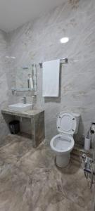 Koupelna v ubytování hostel