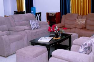 Entire Fully furnished Villas in Kisii的休息区