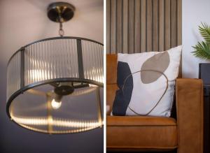 Posezení v ubytování Walpole Getaway - Hot Tub, Games Room, Sleeps 8