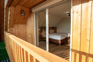 Postel nebo postele na pokoji v ubytování Hotel Restaurant Perschler