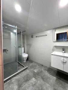 Koupelna v ubytování Hostel 13