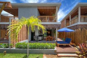 Bygningen som feriehuset ligger i