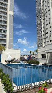 Πισίνα στο ή κοντά στο Apartamento Almagre a 600m da praia