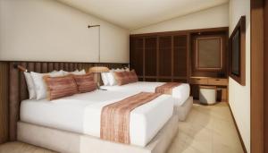 Postel nebo postele na pokoji v ubytování Grand Palladium Select Bávaro - All Inclusive