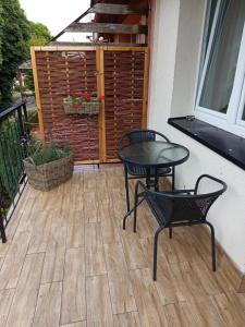 Balkon lub taras w obiekcie Husarska Swinemünde