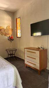 Μια τηλεόραση ή/και κέντρο ψυχαγωγίας στο Chalé da Costa Branca