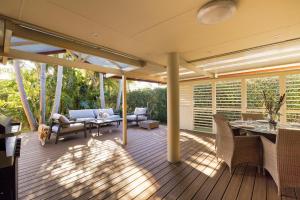 Balkón nebo terasa v ubytování Pawprints