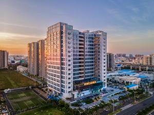 Linna Haikou üldine vaade või majutusasutusest Liangzhi Huipin Hotel Haikou West Coast Yongwan Road Branch pildistatud vaade