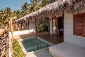 Hồ bơi trong/gần Vila Ammos Beach Houses