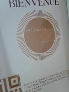 Certificato, attestato, insegna o altro documento esposto da Au Nid de KLOE, plage & piscine