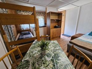 Postel nebo postele na pokoji v ubytování Apartmány u Mravence