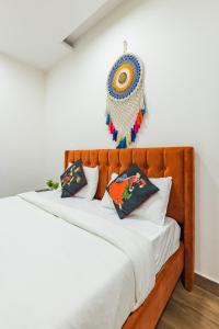 Postel nebo postele na pokoji v ubytování 2BHK Homestay in Candolim