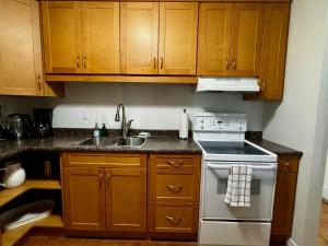 Una cocina o cocineta en Shorewater Resort Beachfront King Bed Studio