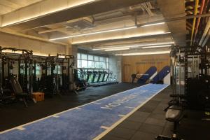 Fitness centrum a/nebo fitness zařízení v ubytování Vengastay