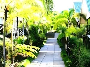 Ein Garten an der Unterkunft Orator Hotel