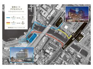 堺市Dorsett by Agora Osaka Sakai的拟建开发项目的地图效果图