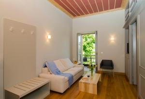 Posezení v ubytování Hotel Archontiko Anyfanti